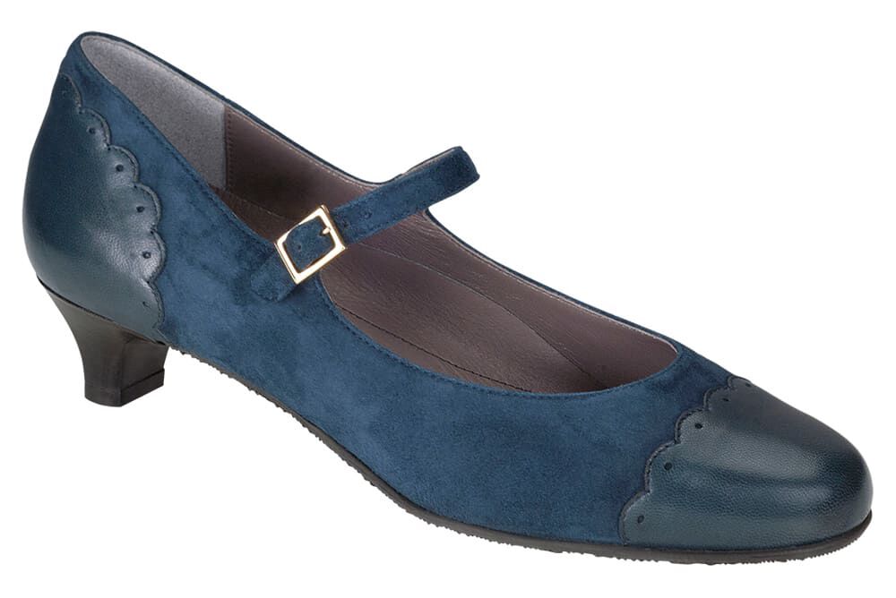 womens navy blue mary jane shoes