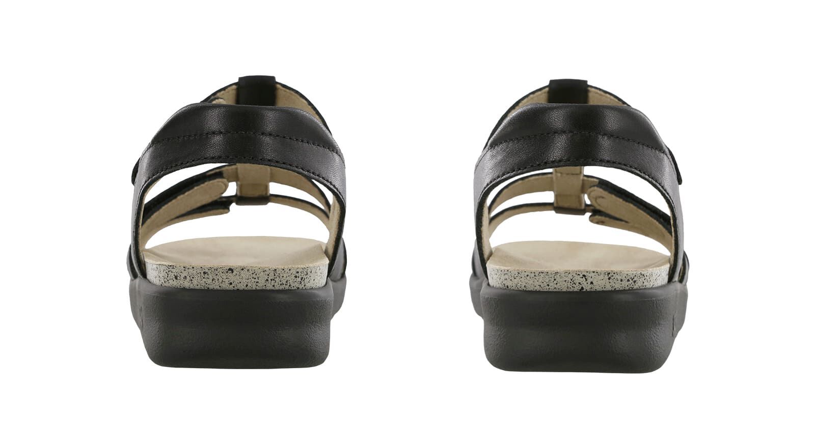 Buy Friends Like These Black Wide FIt Cross Strap Mid Block Heel Sandal  from Next India