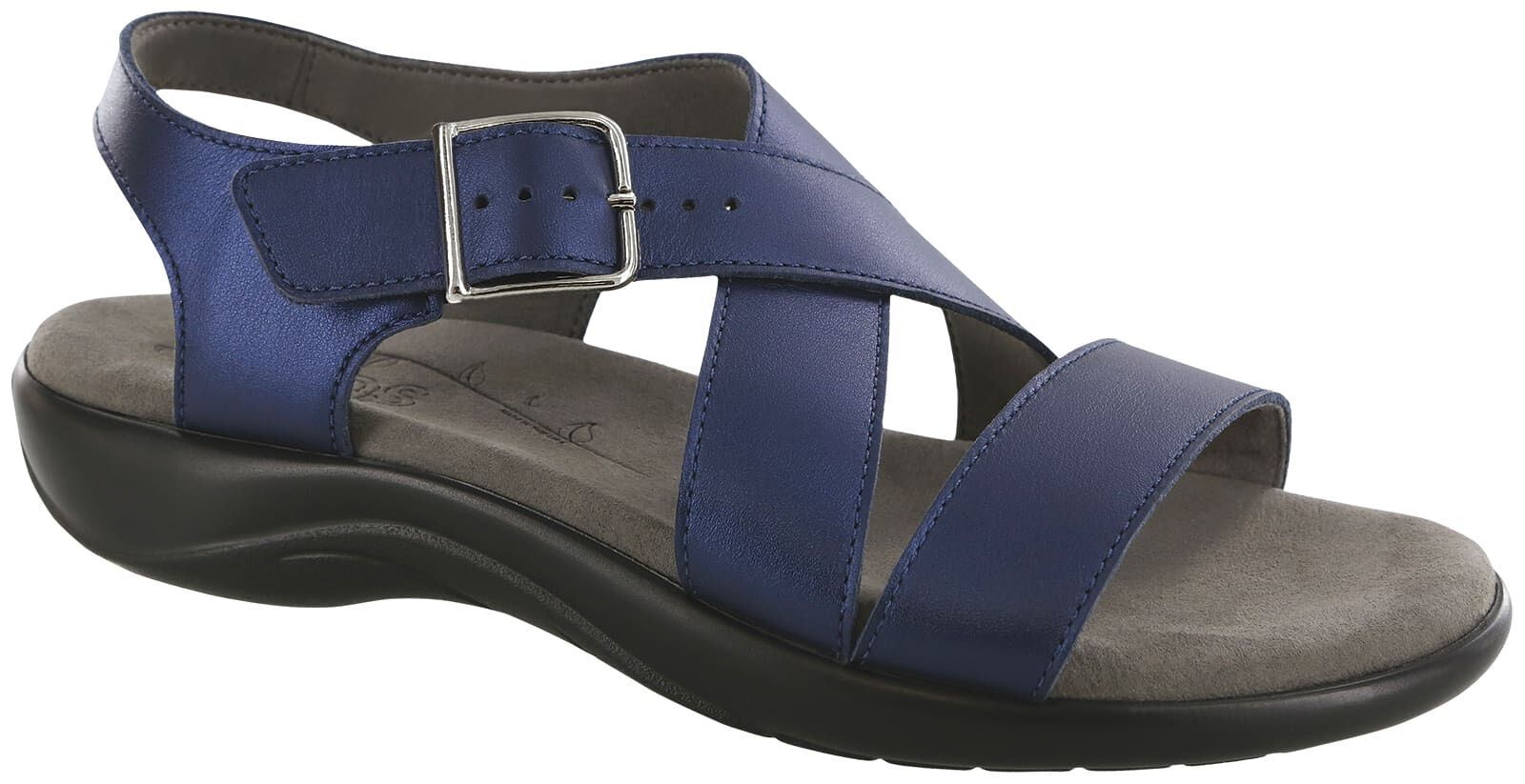 Mibo Avarcas Kids Classics Navy Leather Slingback Sandals - THE AVARCA STORE