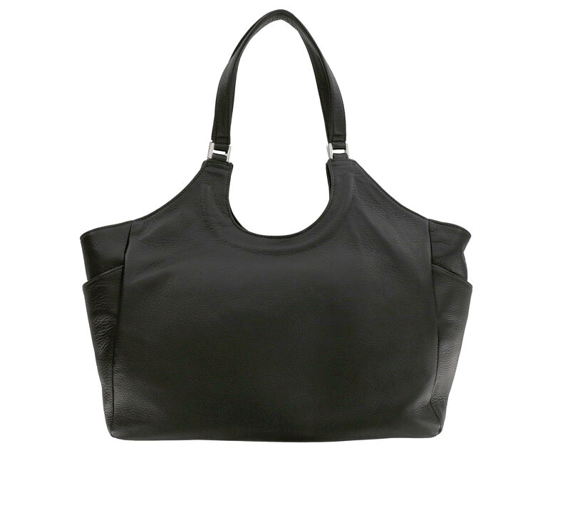 Women Extra Spacious Black & White Handbags