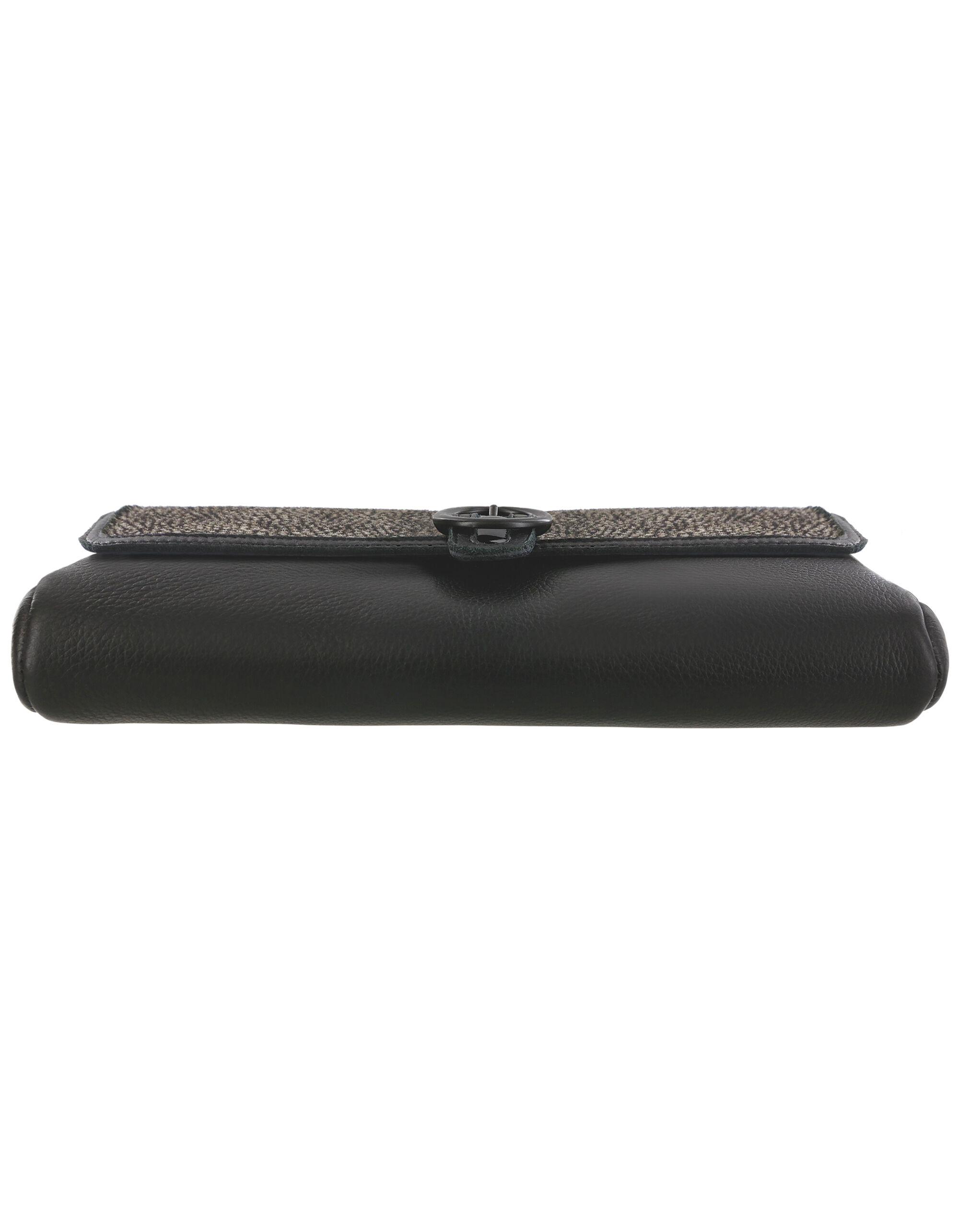 Black Solid Color Slim Rectangular Rhinestone Purse Evening Bag
