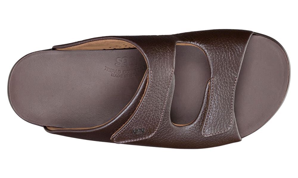 Crocs Yukon Mesa Slip On Slides Mens 8 Brown Leather Comfort Sandals 203294  | eBay